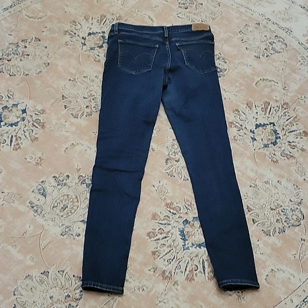 Levi's 720 high rise super skinny blue jeans classic 5 pocket size 30 excellent…